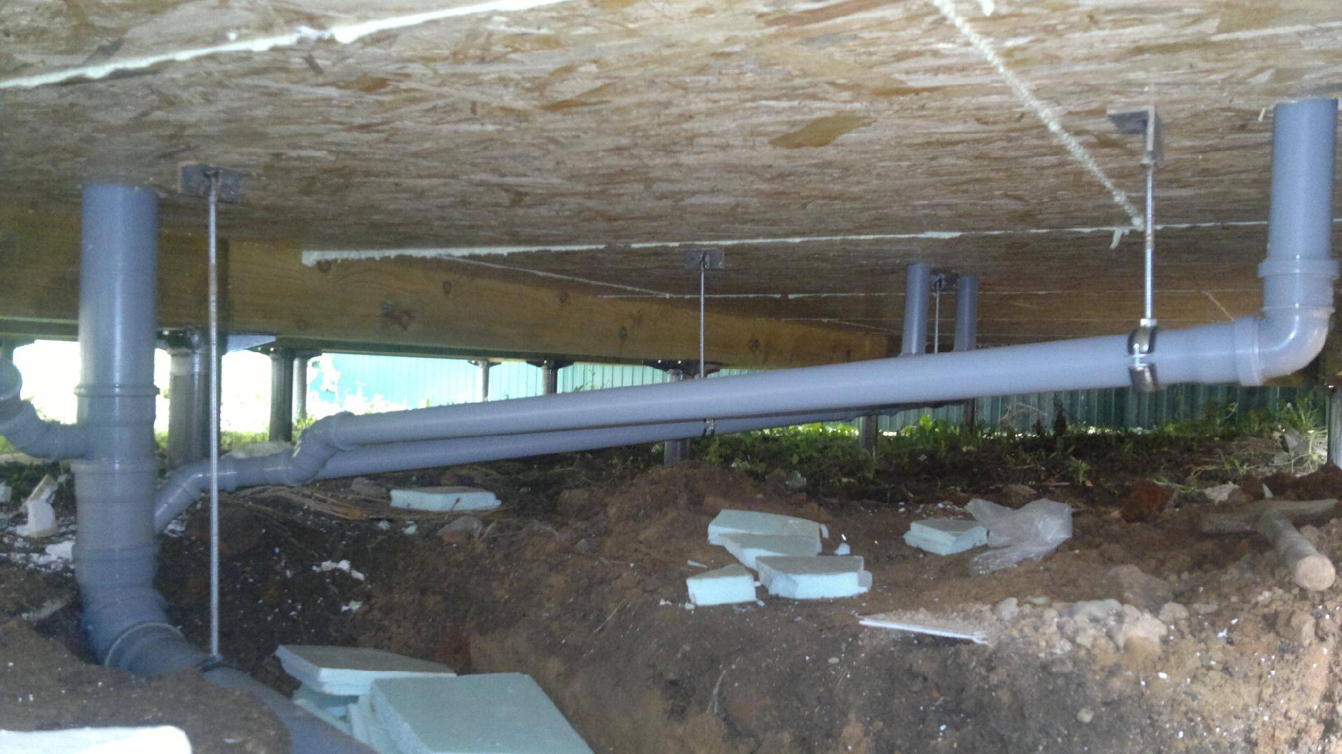 Санузел в каркасном доме на винтовых сваях, гидроизоляция пола, пошаговая инструкция проведения работ