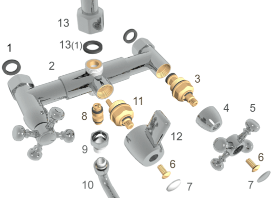 Как разобрать и смазать смеситель grohe