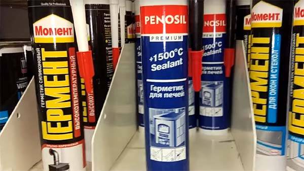 Какие термостойкие герметики применяют для печей и каминов