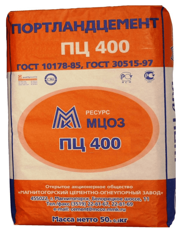 Цемент пц400 д20 характеристики - строительный журнал