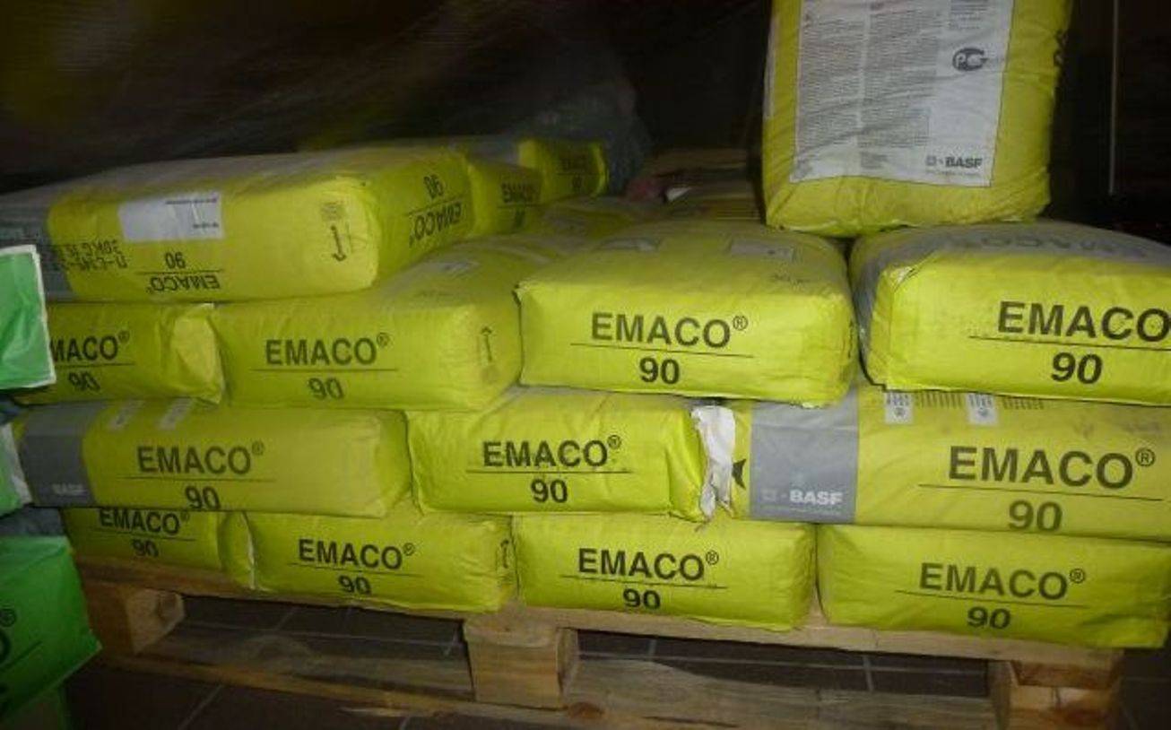 Ремонтная смесь emaco: технические характеристики сухих и полимерцементных смесей, masteremaco s 466 и s88с
