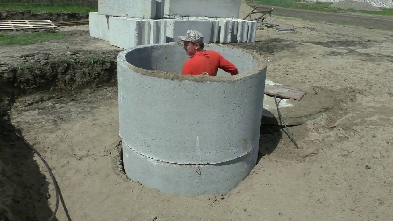 Как сделать погреб из бетонных колец