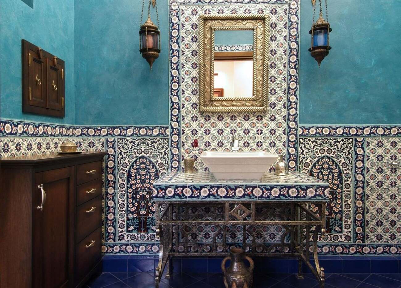 Марокканский стиль в интерьере: особенности и 75 фото примеров