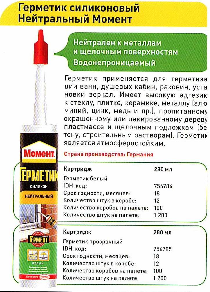 Акриловый герметик – известные бренды, правила применения