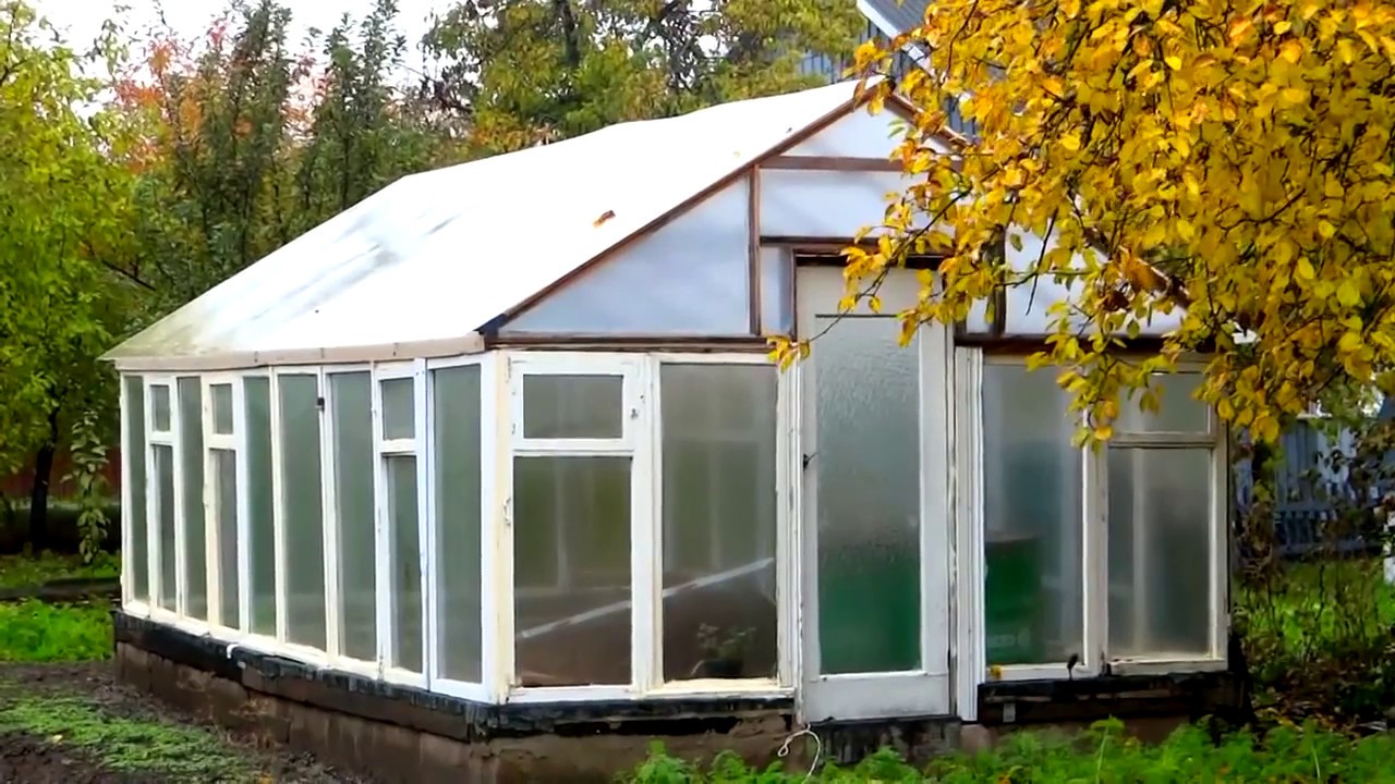 Как сделать парник из оконных рам: два практичных варианта