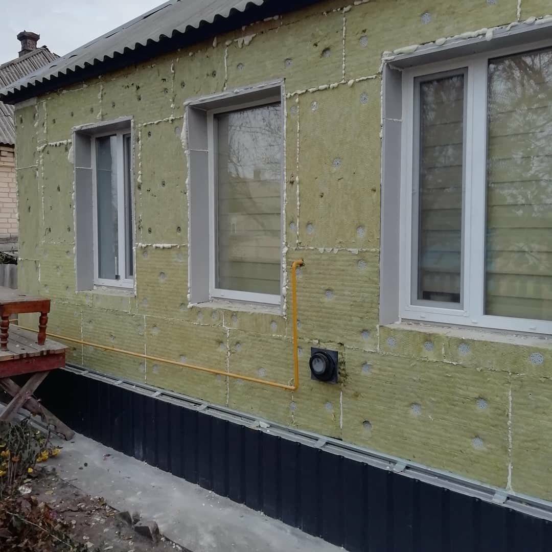 Утепление дома снаружи минватой под сайдинг: деревянного, кирпичного или из газобетона