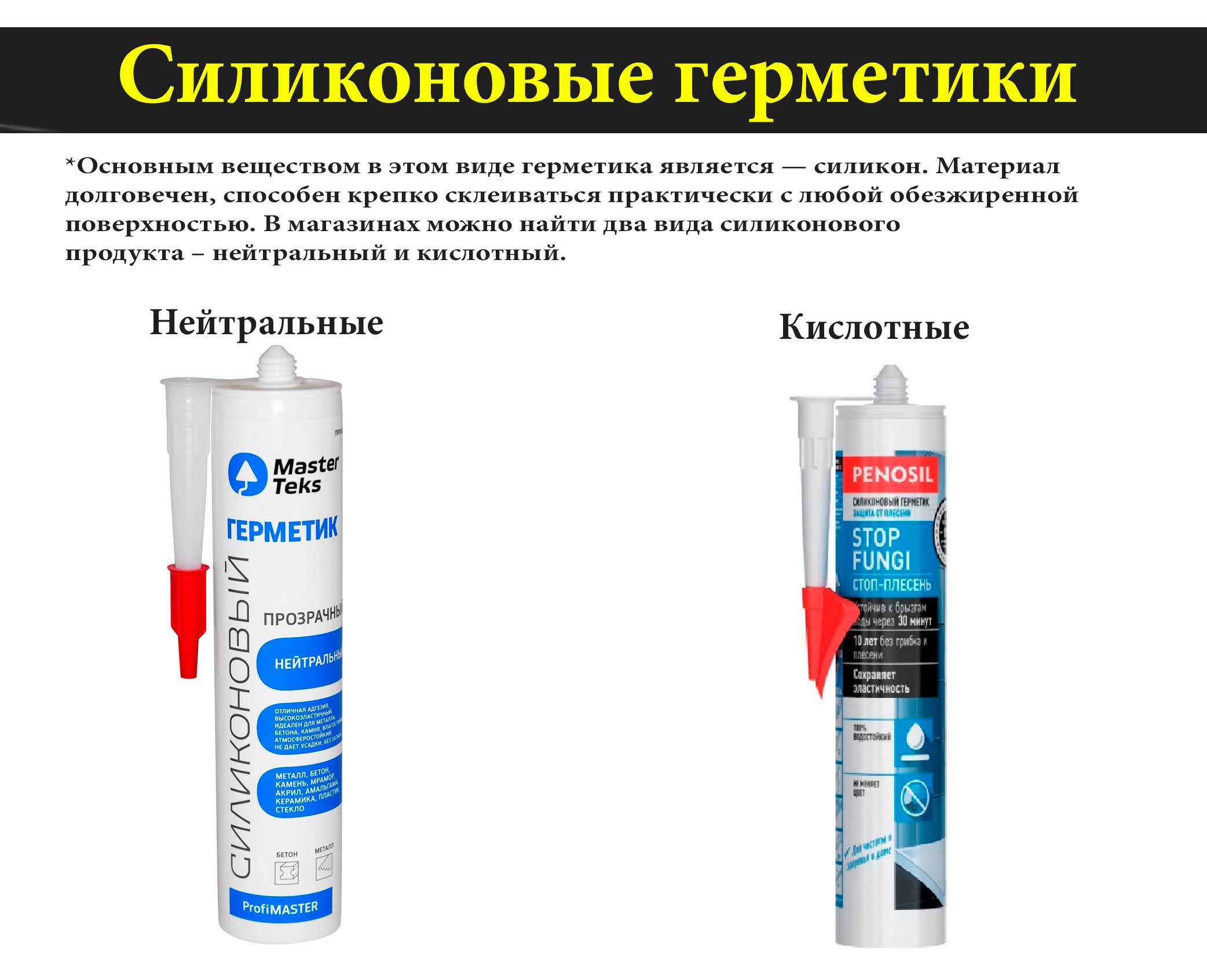 Акриловый герметик: свойства, применение, топ-производителей