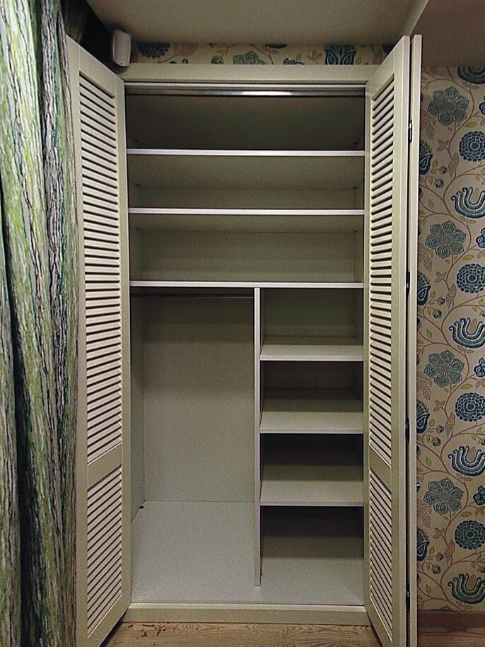 Наполнение шкафа купе в прихожую, гардероб и гостиную с размерами и схемами