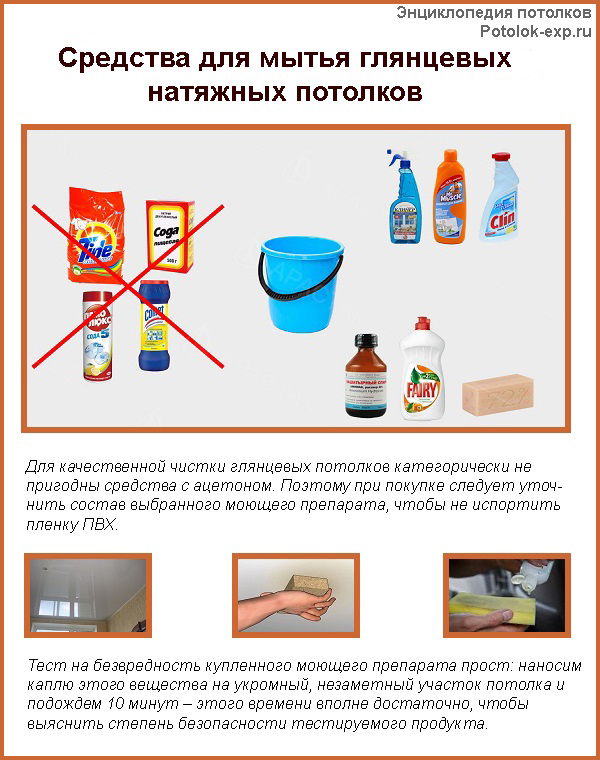 Чем мыть натяжные глянцевые потолки без разводов: рекомендации, составы, хитрости