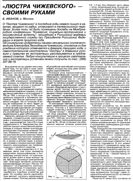 Как сделать люстру Чижевского своими руками – описание и схема