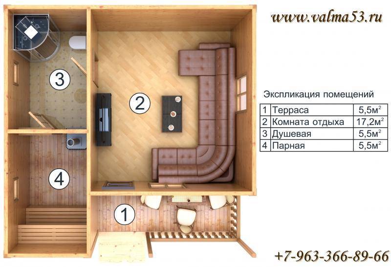 Баня из газобетона своими руками: плюсы и минусы, проекты, фото + видео