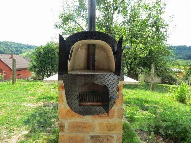 Печь для бани из чугунной ванны своими руками