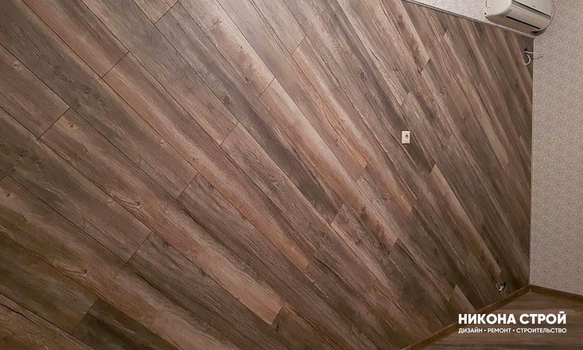 Стеновой паркет в интерьере