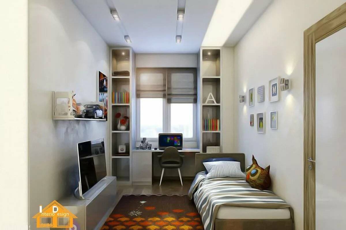 Дизайн спальни 9 кв м