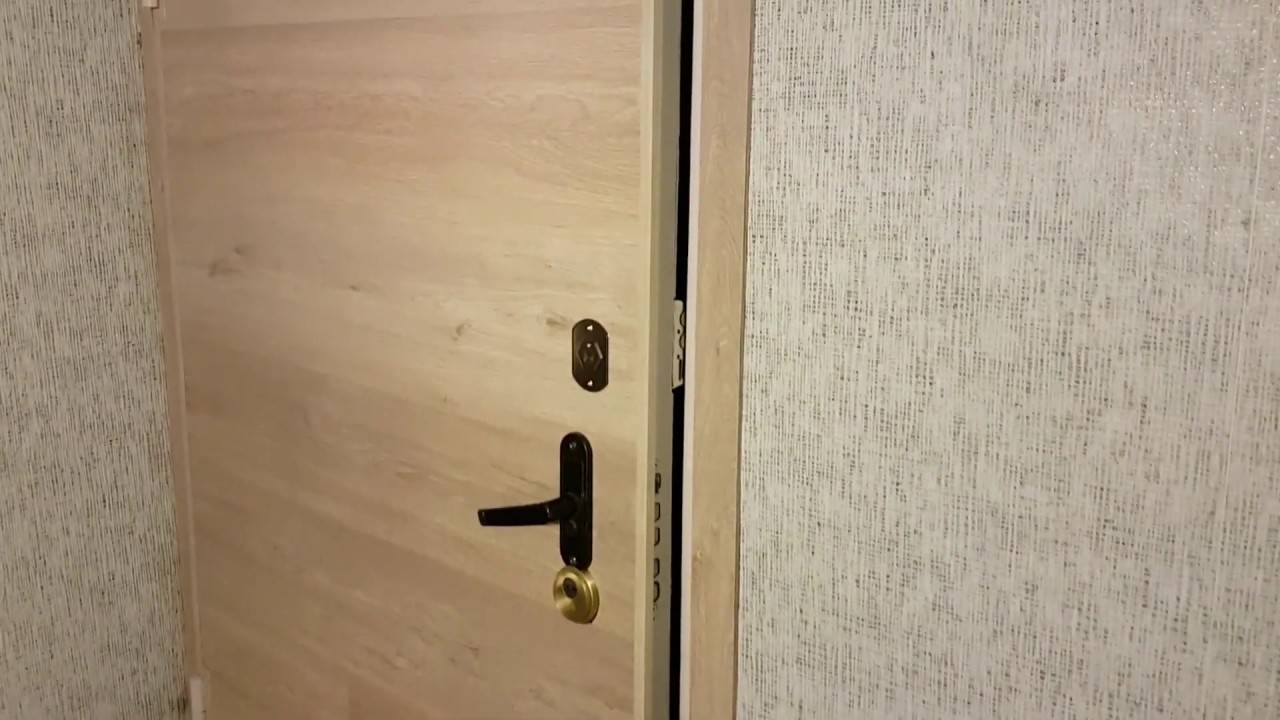 Установка мдф панелей на железной двери, облицовка входной, металлической дверной конструкции