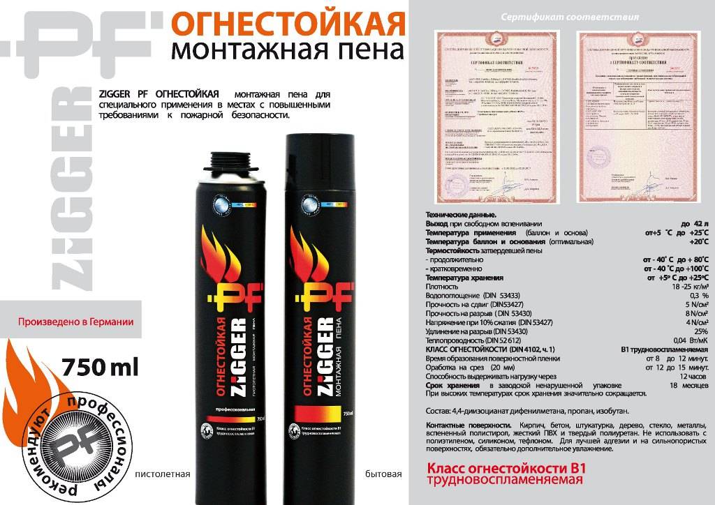 Монтажная пена для низких температур