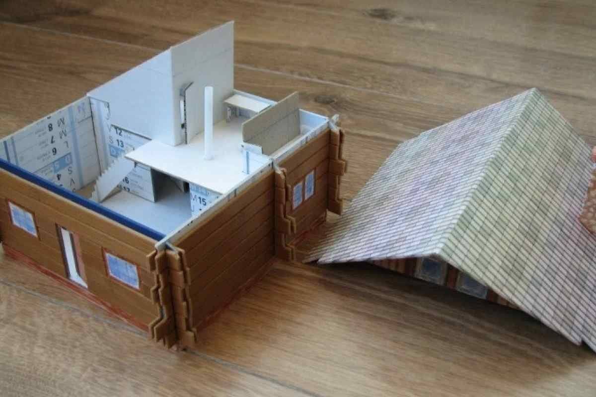 Изготовление модели дома своими руками