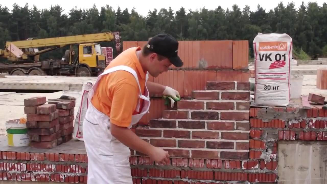 Раствор для кладки кирпича пропорции правильные