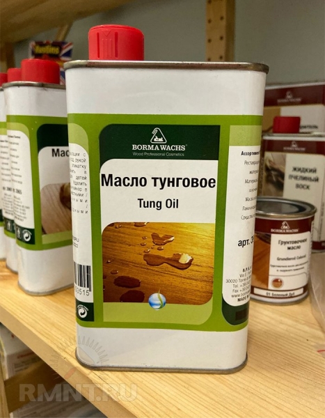 Тунговое масло для дерева – свойства, состав, разновидности и применение