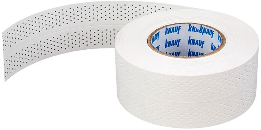 Армирующая лента knauf для гипсокартона: применение для швов гкл, бумажный вариант длиной 75 м для стыков, углоформирующая лента
